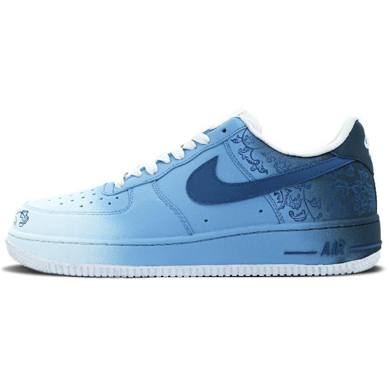 [Custom Qinghua Porcelain]  Air Force 1 Skateboarding Shoes Men
