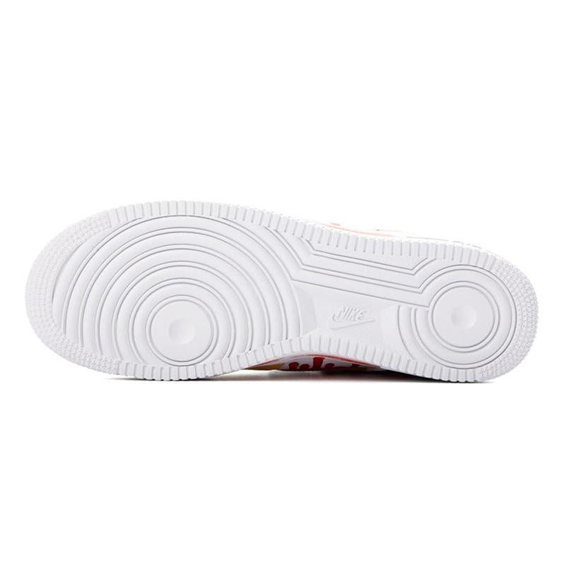 [Custom AF1 Men's McDonald's]  Air Force 1 Skateboarding Shoes Men Low-top Yellow/white/red