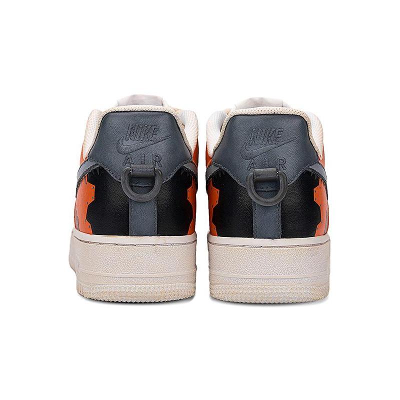 [Custom AF1 Tiger Roar Thick Hemp Rope]  Air Force 1 Skateboarding Shoes Men