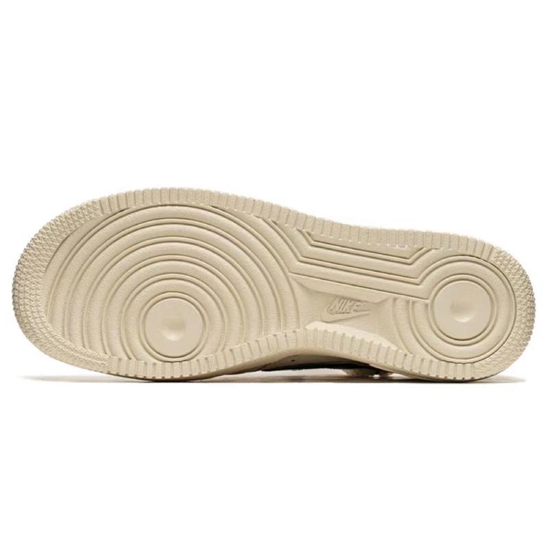 [Custom Men's ink-wash art in black and yellow]  Air Force 1 Skateboarding Shoes Men Low-top Black/Yellow