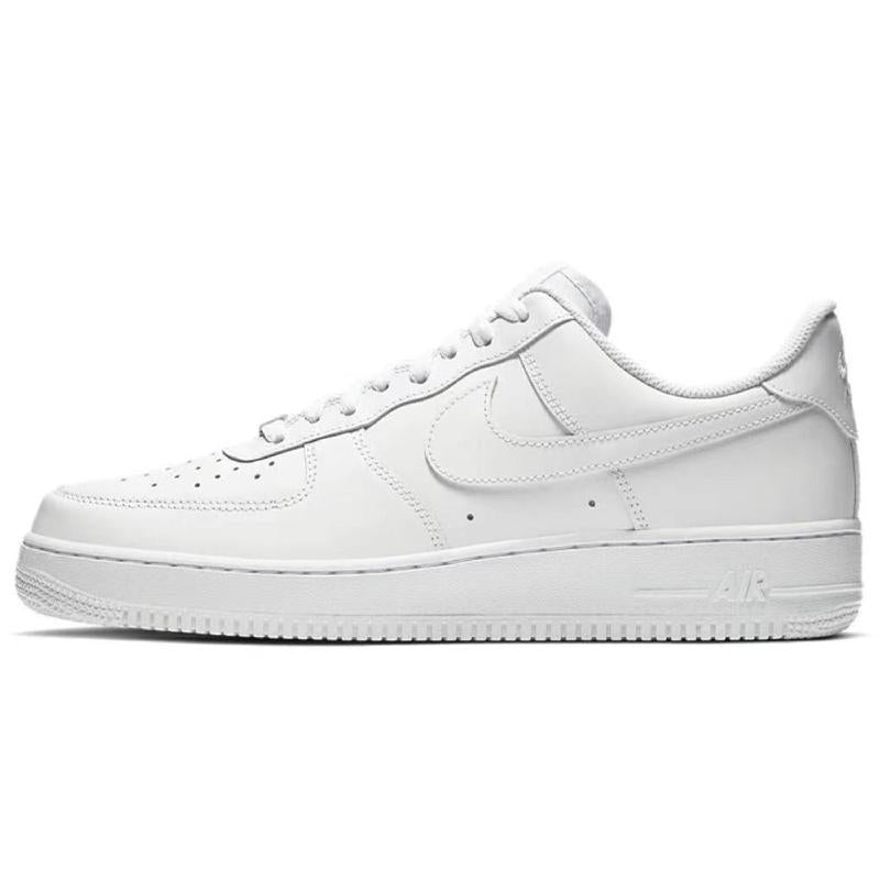 [Custom Men's street graffiti in black and brown]  Air Force 1 Skateboarding Shoes Men Low-top Black/Brown