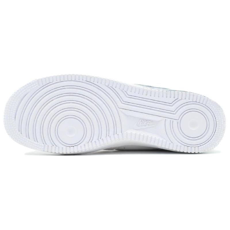 [Custom Summer night fluorescence]  Air Force 1 Skateboard Shoes Unisex Low-Top Green