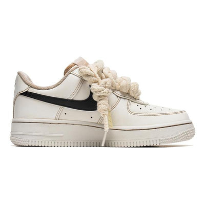 [Custom Men's coffee dyeing A-BOX]  Air Force 1 Skateboarding Shoes Men