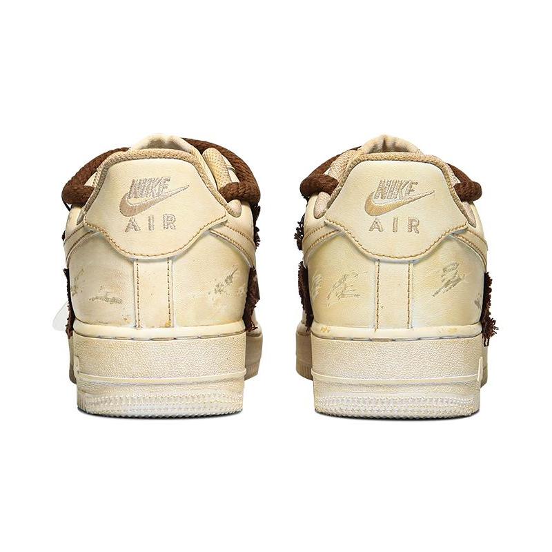 [Custom Male style fallen leaves]  Air Force 1 Skateboarding Shoes Men