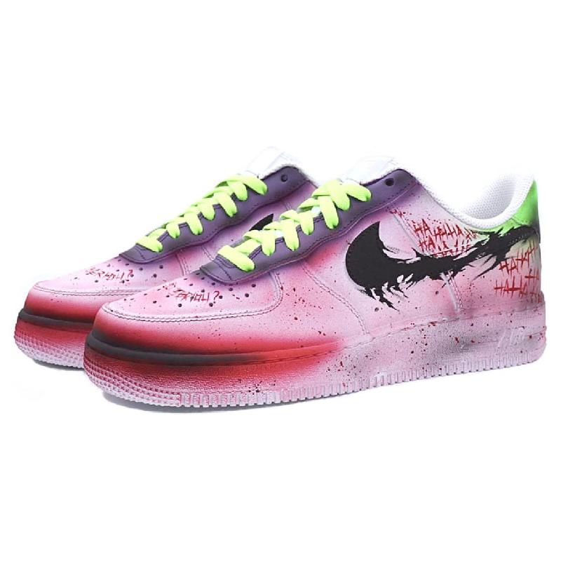 [Custom Gotham Joker XSC]  Air Force 1 Skateboarding Shoes Men