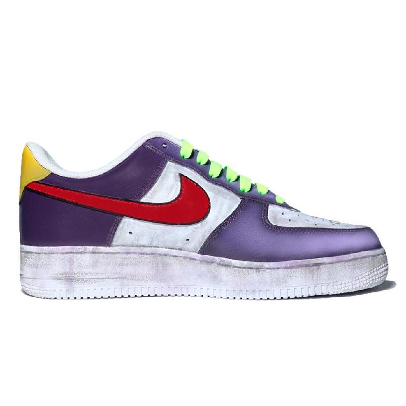 [Custom Clown graffiti]  Air Force 1 Skateboarding Shoes Men