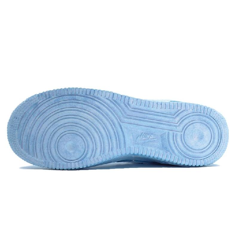 [Custom Blue immersion dyeing]  Air Force 1 Skateboarding Shoes Men