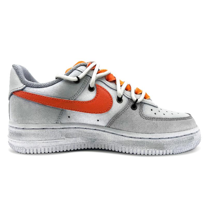 [Custom Men's setting sun afterglow] Male  Air Force 1 Low Skate shoes