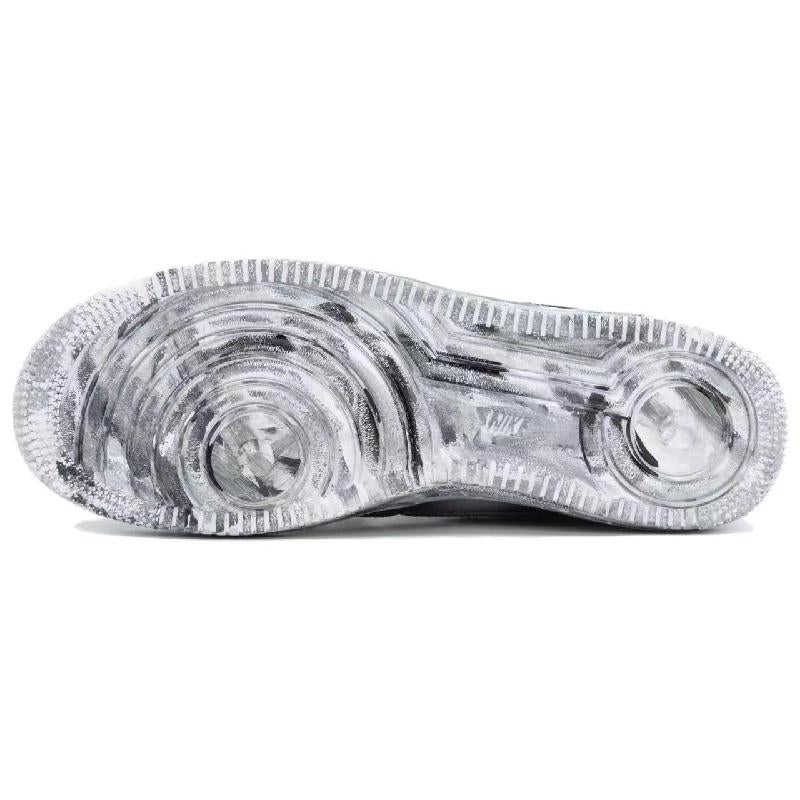 [Custom Love and violence destroy bears]  Air Force 1 Skateboard Shoes Men Low-Top Black/White