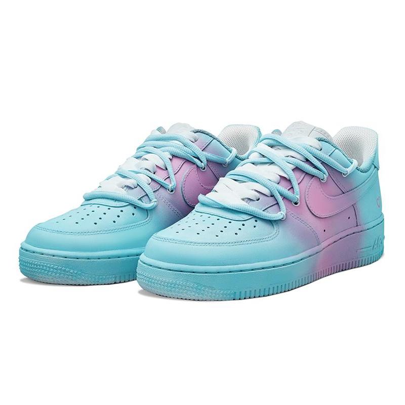 [Custom Macaron men]  Air Force 1 Skateboarding Shoes Men