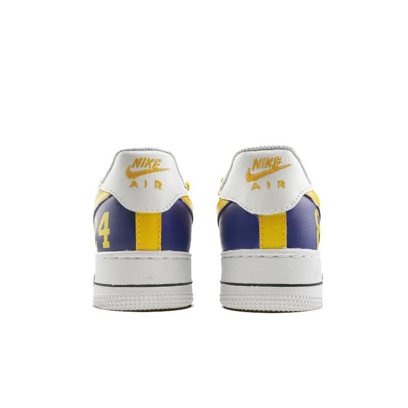 [Custom Men's NBA Lakers purple] Male  Air Force 1 Low Skate shoes
