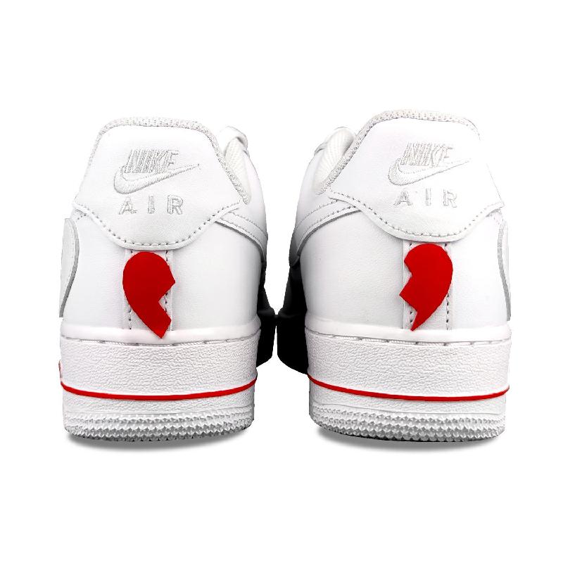 [Custom Hand-drawn heart]  Air Force 1 Skateboarding Shoes Men