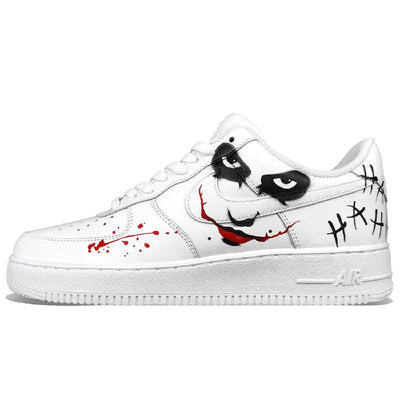 [Custom Men's AF1 clown hand-drawn] Male  Air Force 1 Low Skate shoes