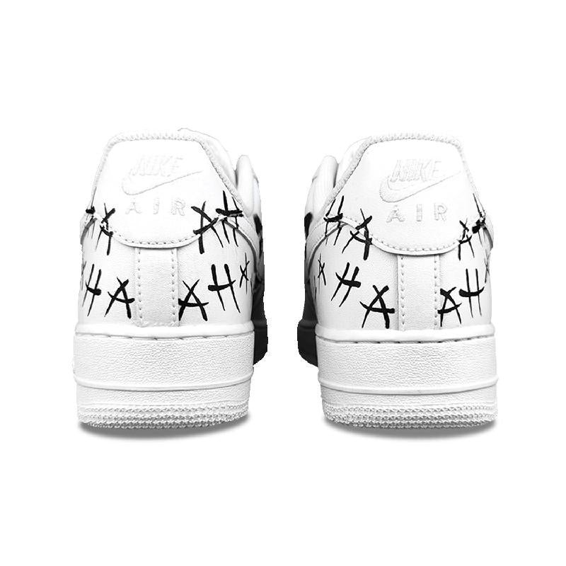 [Custom Men's AF1 clown hand-drawn] Male  Air Force 1 Low Skate shoes