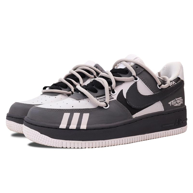 [Custom The expansion of the universe for men]  Air Force 1 Skateboarding Shoes Men Low-top White