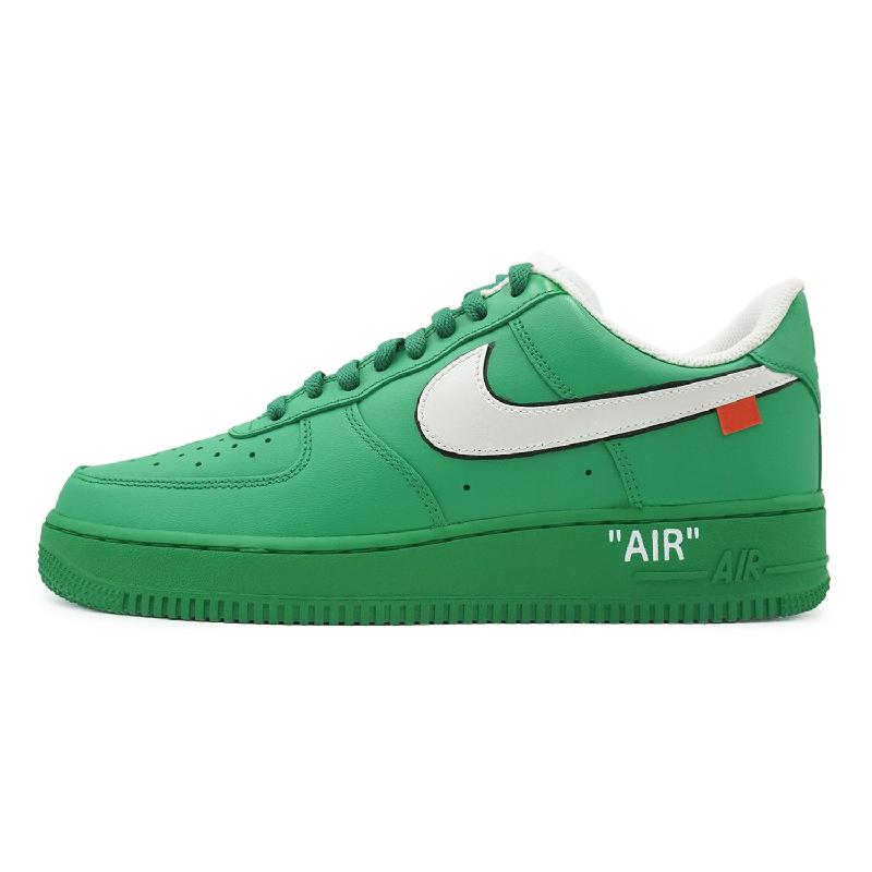 [Custom Pure charm jadeite for both men and women]  Air Force 1 Skateboard Shoes Unisex Low-Top Green/Gray