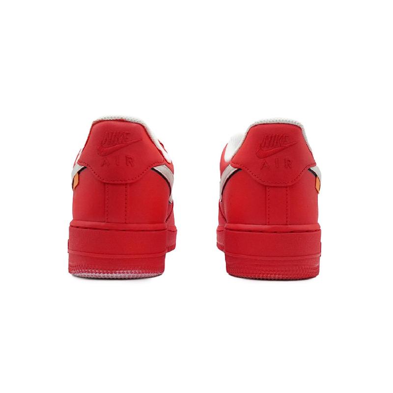 [Custom The pure and passionate charm of men and women]  Air Force 1 Skateboard Shoes Unisex Low-Top Red/White