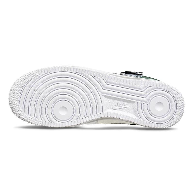 [Custom Bamboo Language]  Air Force 1 Skateboarding Shoes Men Low-top White/green