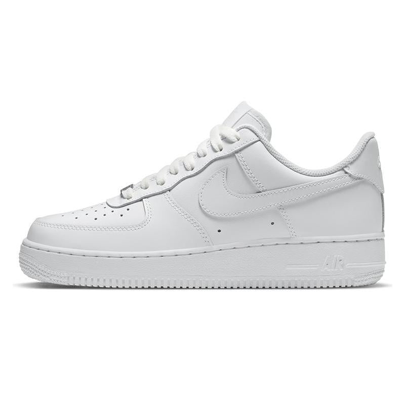 [Custom Bamboo Language]  Air Force 1 Skateboarding Shoes Men Low-top White/green