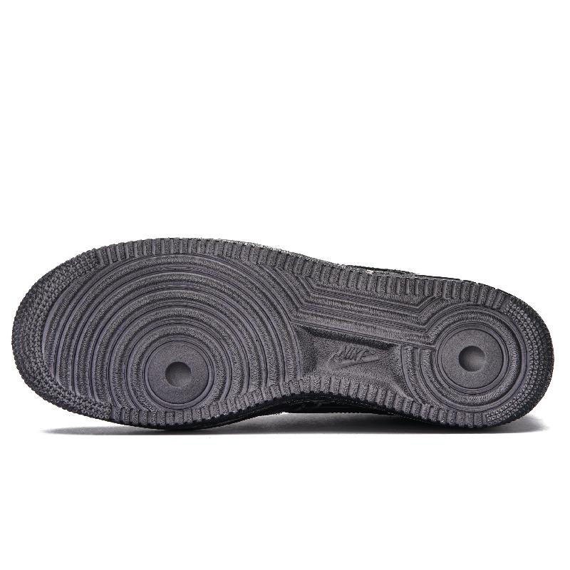 [Custom Polar night]  Air Force 1 Skateboard Shoes Unisex Low-Top Black/White