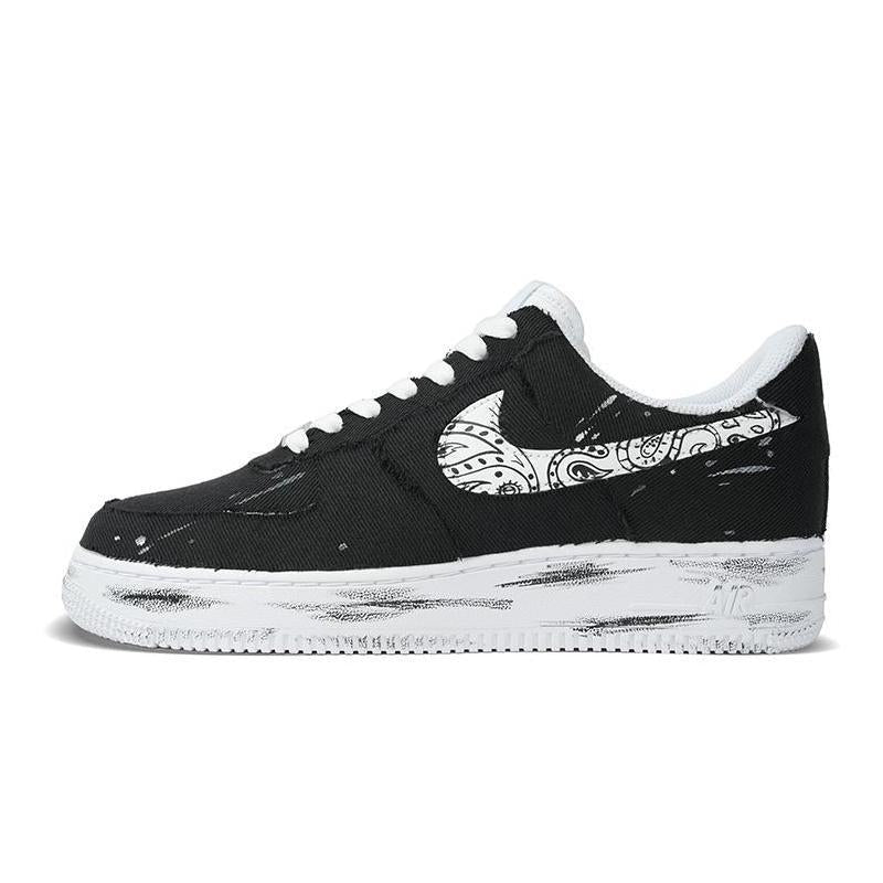 [Custom Low-top urban trajectories for both men and women]  Air Force 1 Skateboard Shoes Unisex Low-Top White