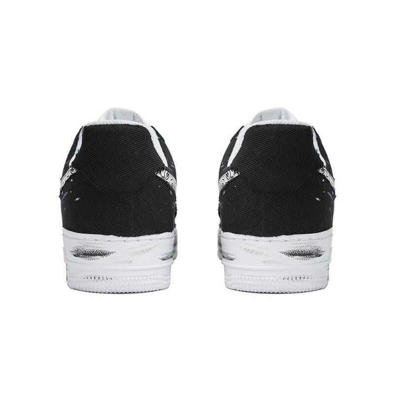 [Custom Low-top urban trajectories for both men and women]  Air Force 1 Skateboard Shoes Unisex Low-Top White
