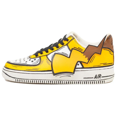 [Custom Pokemon Pikachu Lightning Spirit]  Air Force 1 Skateboarding Shoes Men