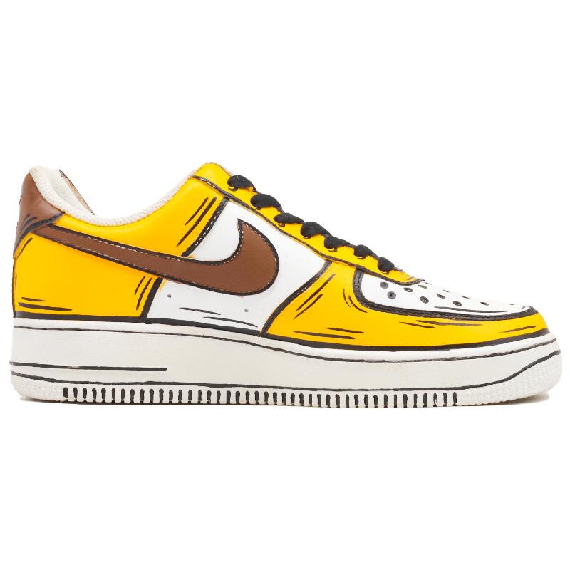 [Custom Pokemon Pikachu Lightning Spirit]  Air Force 1 Skateboarding Shoes Men