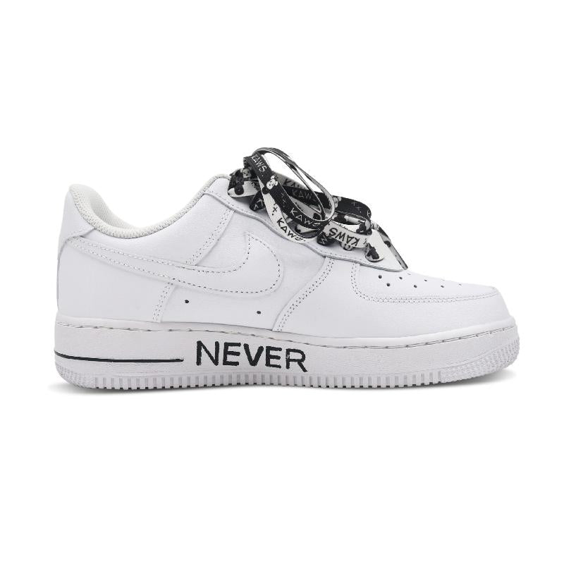 [Custom Men's metaverse black and white]  Air Force 1 Skateboarding Shoes Men