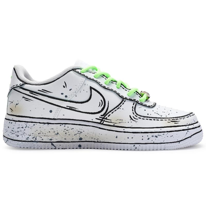 [Custom Men's Three Thousand Worlds]  Air Force 1 Skateboarding Shoes Men