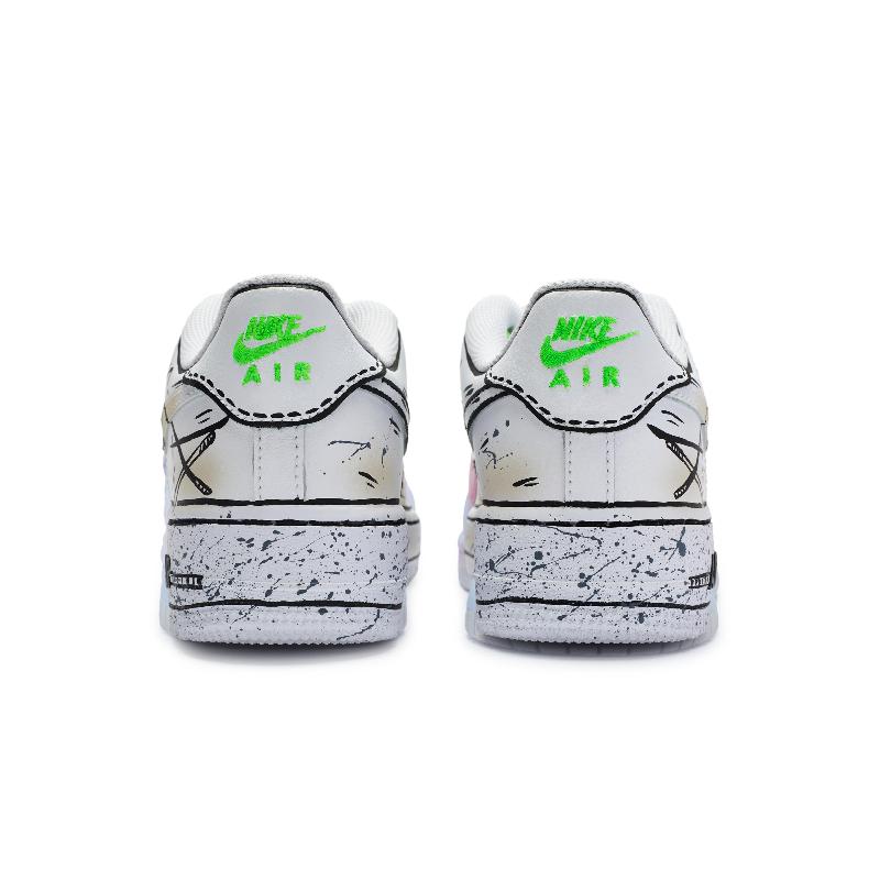 [Custom Men's Three Thousand Worlds]  Air Force 1 Skateboarding Shoes Men