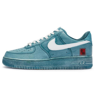 [Custom Men's Happy and healthy celadon blue]  Air Force 1 Skateboarding Shoes Men