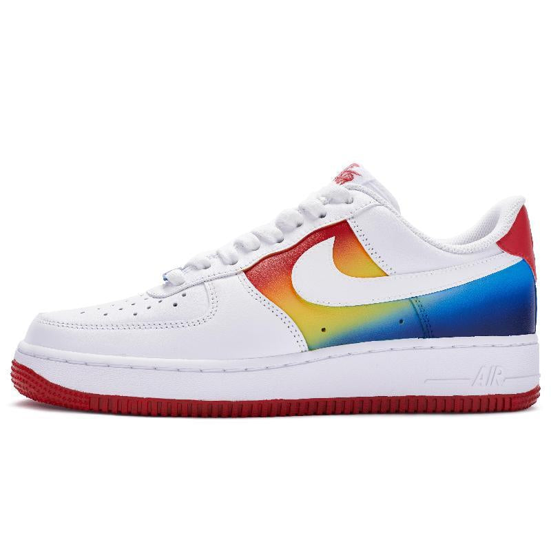 [Custom Men's style: Colorful Cloud Gate]  Air Force 1 Skateboarding Shoes Men