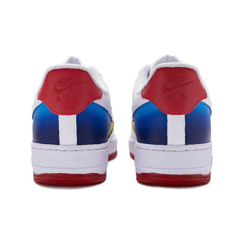 [Custom Men's style: Colorful Cloud Gate]  Air Force 1 Skateboarding Shoes Men