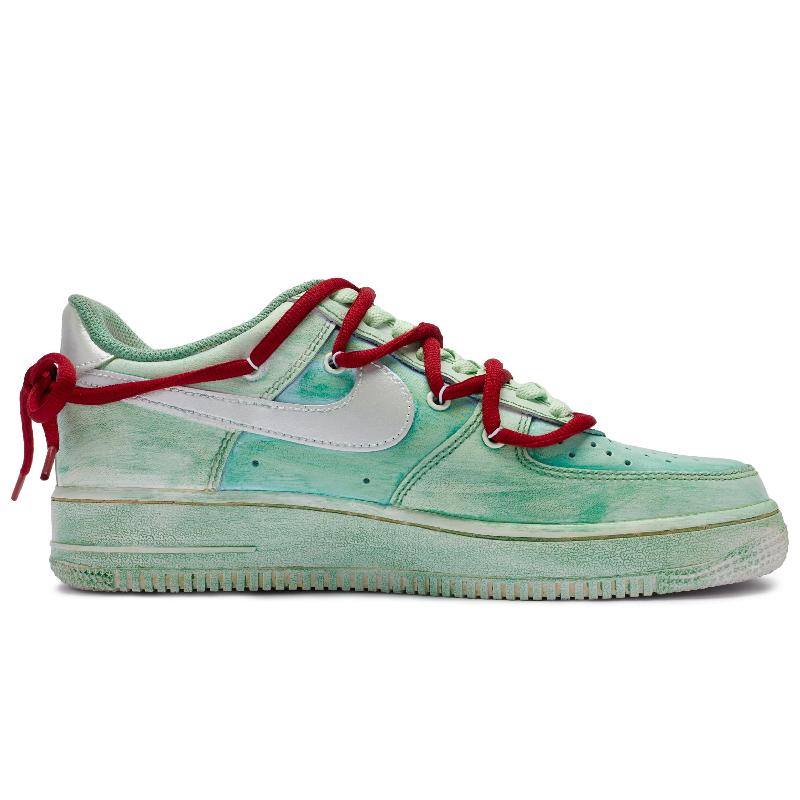 [Custom Male green water ghost]  Air Force 1 Skateboarding Shoes Men