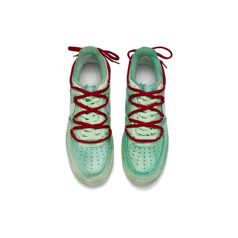 [Custom Male green water ghost]  Air Force 1 Skateboarding Shoes Men
