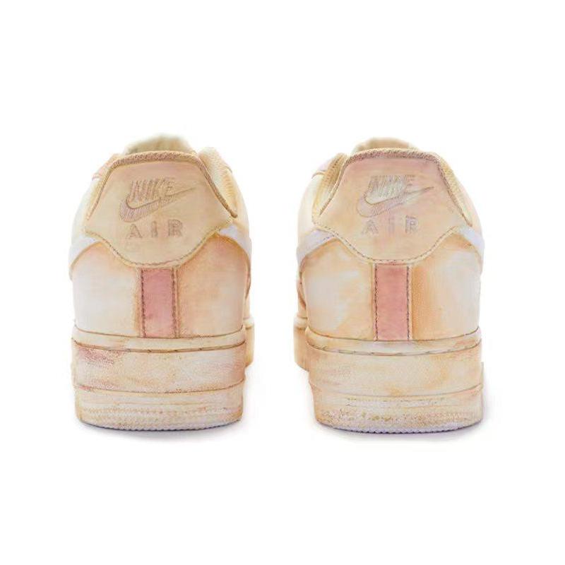 [Custom Men's desert rice chestnut]  Air Force 1 Skateboarding Shoes Men