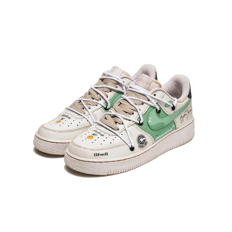 [Custom Clouds and smoke swirl gently]  Air Force 1 Skateboarding Shoes Unisex Low-top