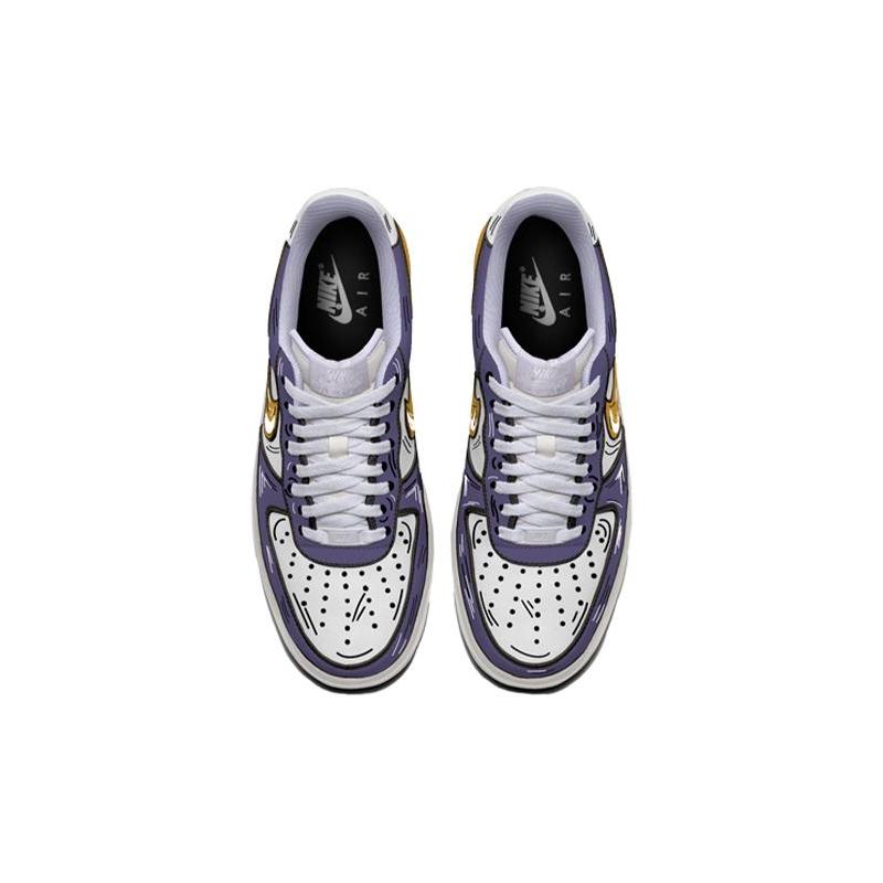 [Custom Hand-drawn two-dimensional people of Zijin Lake]  Air Force 1 Skateboarding Shoes Unisex