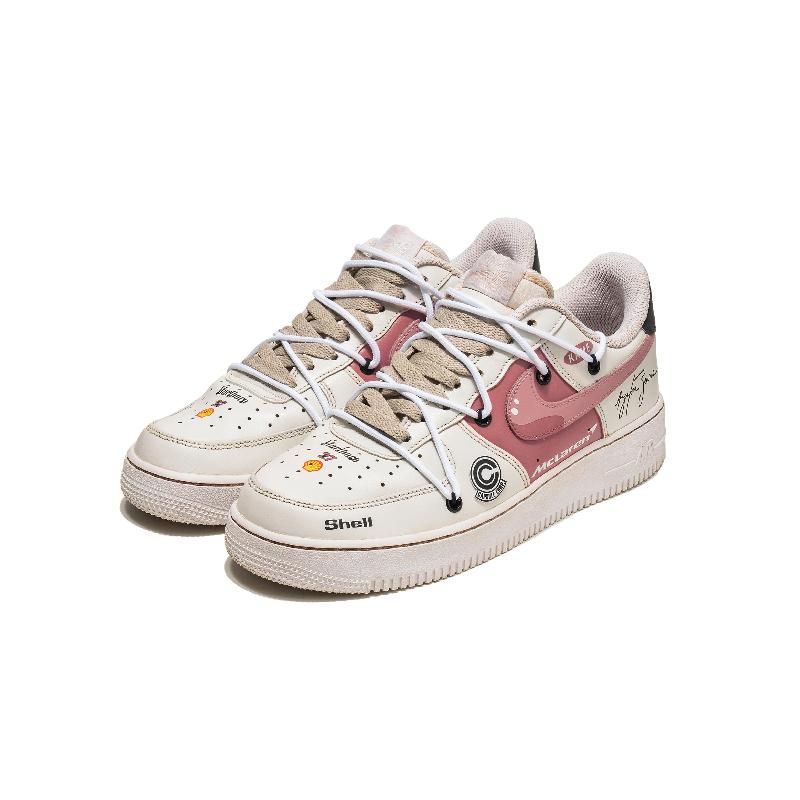 [Custom The aroma of pomelo is slightly intoxicating]  Air Force 1 Skateboarding Shoes Unisex Low-top Pink