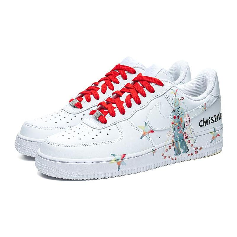 [Custom The male character Christmas]  Air Force 1 Skateboarding Shoes Men
