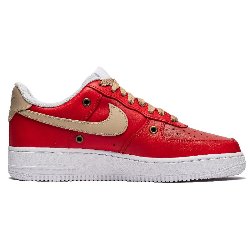 [Custom Men's Wolong White and red]  Air Force 1 Skateboarding Shoes Men