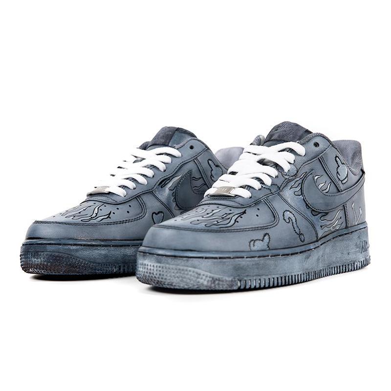 [Custom Men's gloves]  Air Force 1 Skateboarding Shoes Men