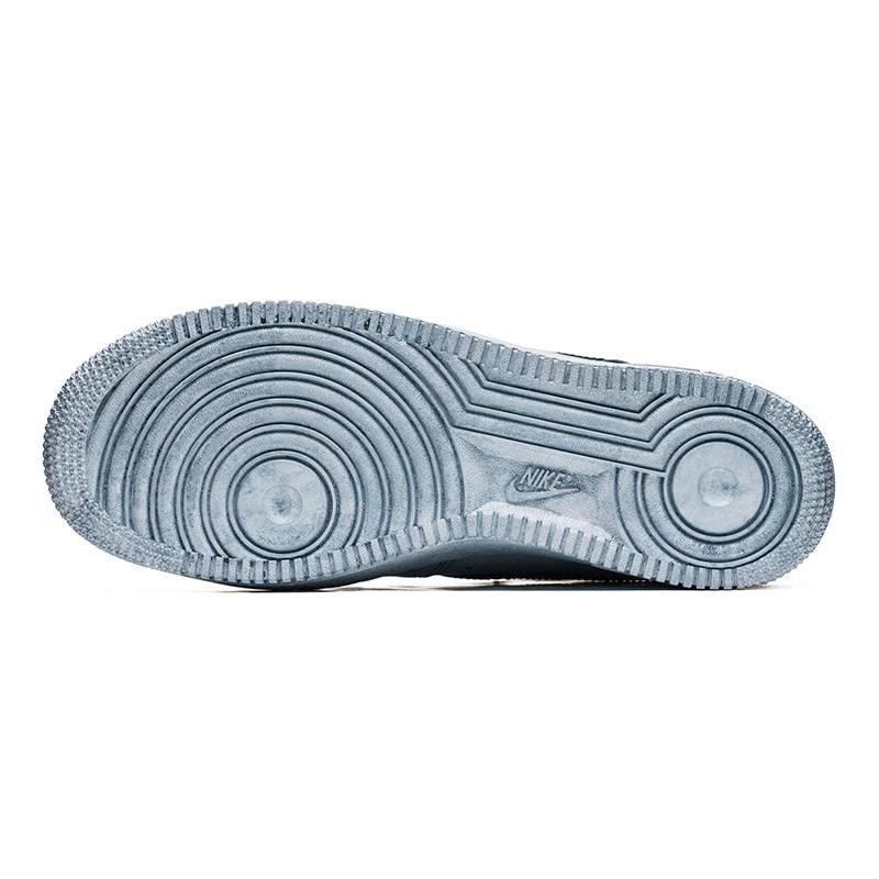 [Custom Male moon style]  Air Force 1 Skateboard Shoes Men Low-Top Light Blue