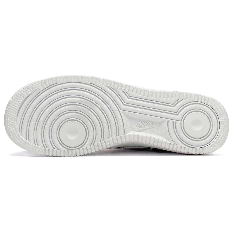 [Custom Men's and women's paper-cut national trend]  Air Force 1 Low-Top Skateboard Shoes Unisex Red White