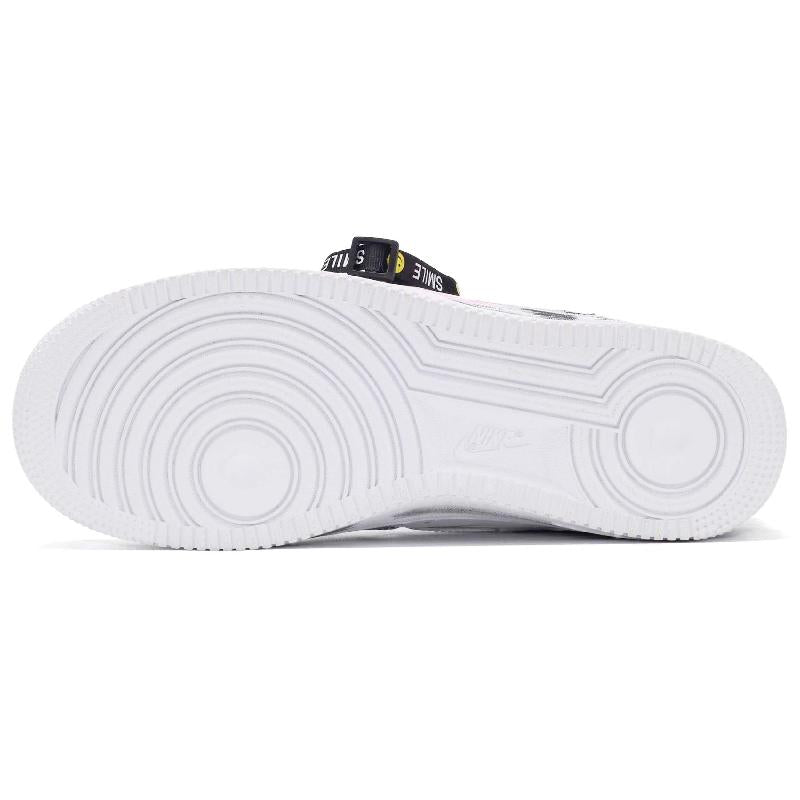 [Custom Perfect holiday for both men and women]  Air Force 1 Skateboard Shoes Unisex Low-Top Black/White/Pink