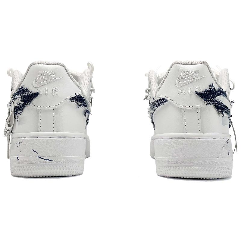 [Custom Eternal roses for both men and women]  Air Force 1 Wear-resistant And Lightweight Low-Top Skateboard Shoes Unisex Black White Gray