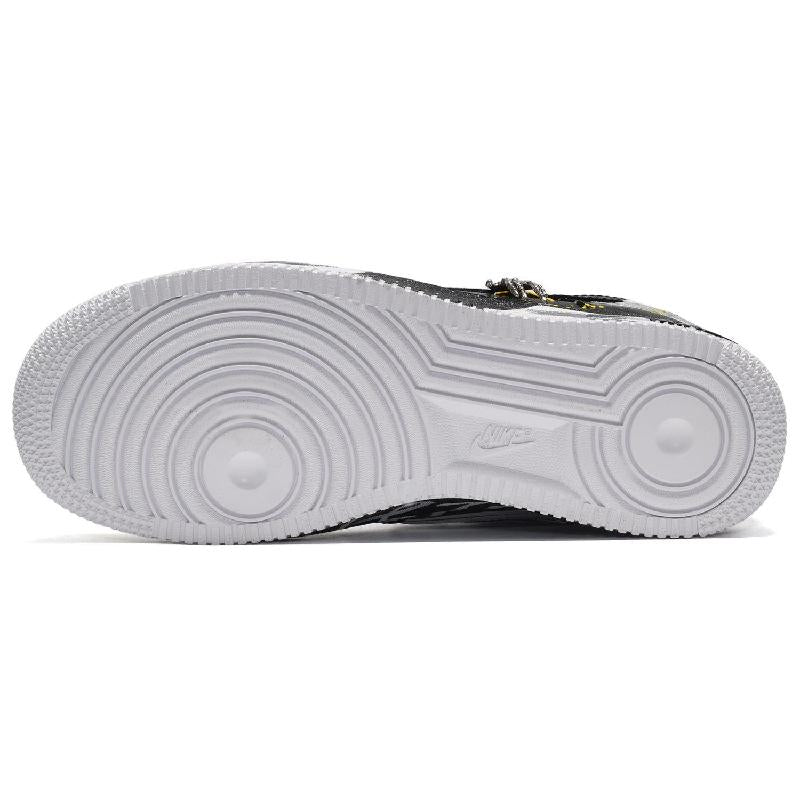 [Custom Men's style with a casual cross in black and white]  Air Force 1 Skateboarding Shoes Men