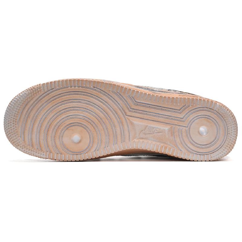 [Custom Men's cocoa milk tea is black, gray and brown]  Air Force 1 Skateboarding Shoes Men