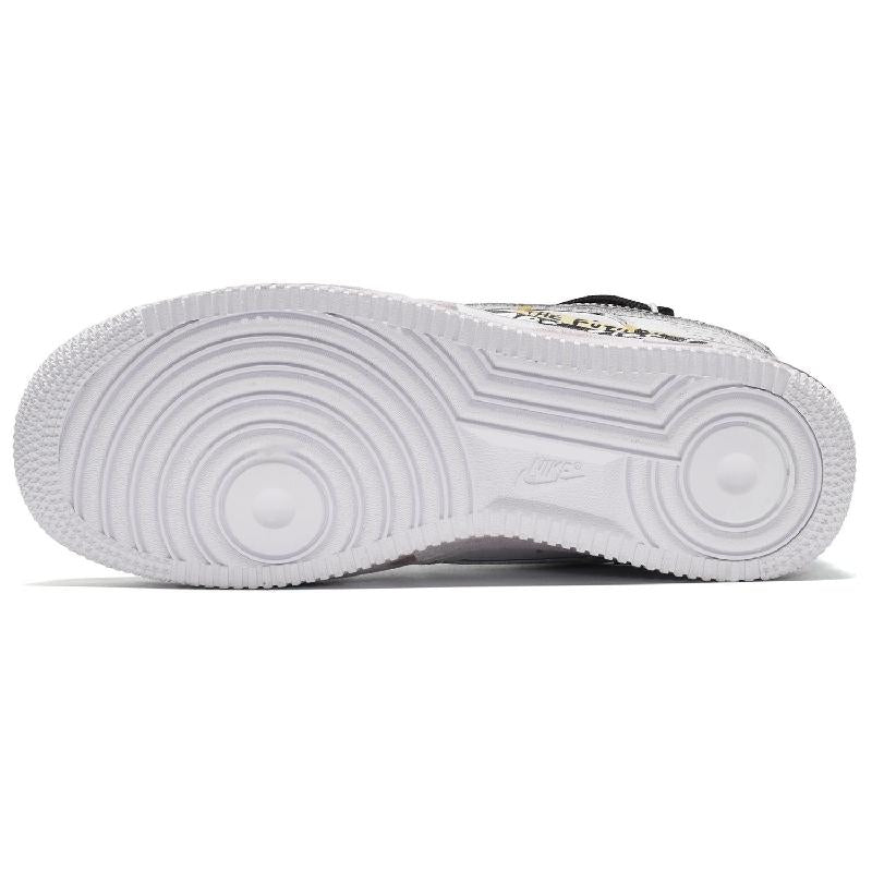 [Custom The men's love formula is black and gray]  Air Force 1 Skateboarding Shoes Men Low-top Dark Gray